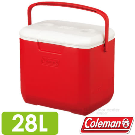【美國 Coleman】EXCURSION 美利紅冰箱 28L.高效能行動冰箱.保冷保冰箱.冰筒.冰桶.置物箱.保鮮桶/CM-27862✿30E010